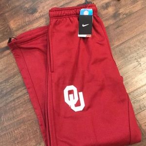 University of Oklahoma sweat pants